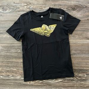 Boys adidas football graphic tee